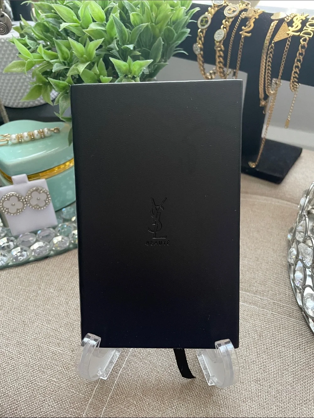 ✨🖤Yves Saint Laurent Beaute Black Slim Pocket Notebook 🖤✨NEW